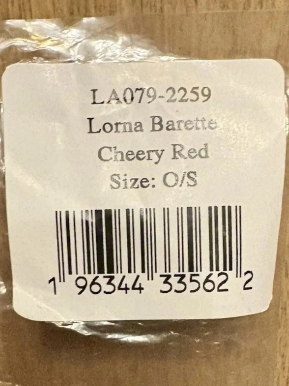 NWT Love Shack Fancy Lorna Barette Cheery Red Bow Christmas Holiday *SOLD OUT* - Picture 6 of 6